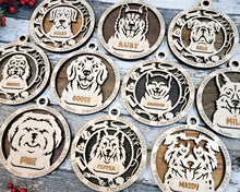 Load image into Gallery viewer, Adorable Dog Christmas Ornament (50 breeds to choose from!)
