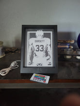 Load image into Gallery viewer, Personalized Sports player LED picture frame
