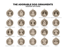 Load image into Gallery viewer, Adorable Dog Christmas Ornament (50 breeds to choose from!)

