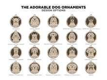 Load image into Gallery viewer, Adorable Dog Christmas Ornament (50 breeds to choose from!)

