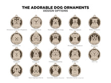 Load image into Gallery viewer, Adorable Dog Christmas Ornament (50 breeds to choose from!)
