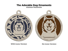 Load image into Gallery viewer, Alaskan Malamute Christmas Ornament
