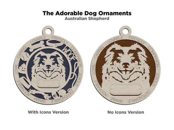 Adorable Dog Christmas Ornament (50 breeds to choose from!)