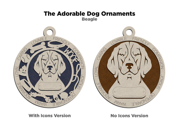 Adorable Dog Christmas Ornament (50 breeds to choose from!)