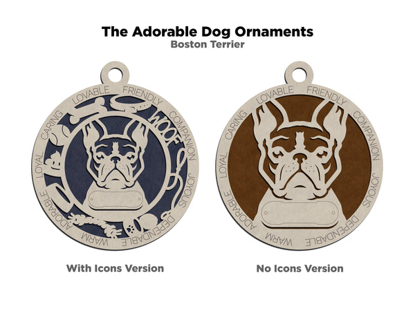 Adorable Dog Christmas Ornament (50 breeds to choose from!)