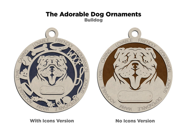 Adorable Dog Christmas Ornament (50 breeds to choose from!)