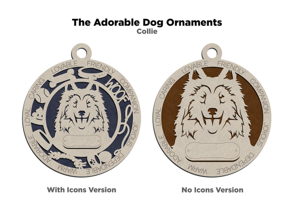 Adorable Dog Christmas Ornament (50 breeds to choose from!)