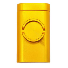 Load image into Gallery viewer, Engraved Aluminum Dugout Case with Grinder and Pinch Hitter
