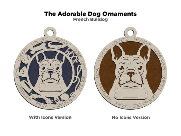Adorable Dog Christmas Ornament (50 breeds to choose from!)