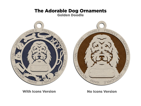 Adorable Dog Christmas Ornament (50 breeds to choose from!)