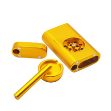 Load image into Gallery viewer, Engraved Aluminum Dugout Case with Grinder and Pinch Hitter
