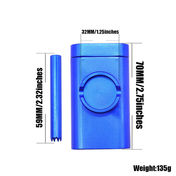 Engraved Aluminum Dugout Case with Grinder and Pinch Hitter
