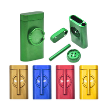 Load image into Gallery viewer, Engraved Aluminum Dugout Case with Grinder and Pinch Hitter
