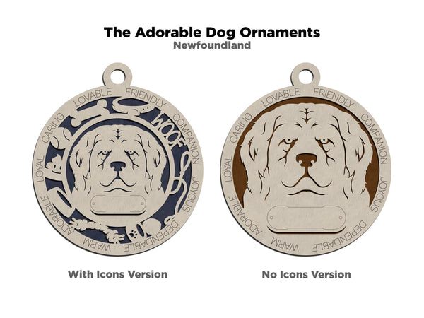 Adorable Dog Christmas Ornament (50 breeds to choose from!)