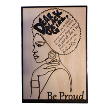 Load image into Gallery viewer, Dear Black Girl Affirmation Sign
