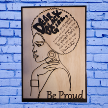Load image into Gallery viewer, Dear Black Girl Affirmation Sign
