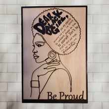 Load image into Gallery viewer, Dear Black Girl Affirmation Sign
