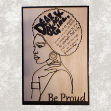Load image into Gallery viewer, Dear Black Girl Affirmation Sign
