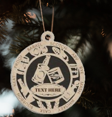 Whiskey/Bourbon Christmas Ornaments