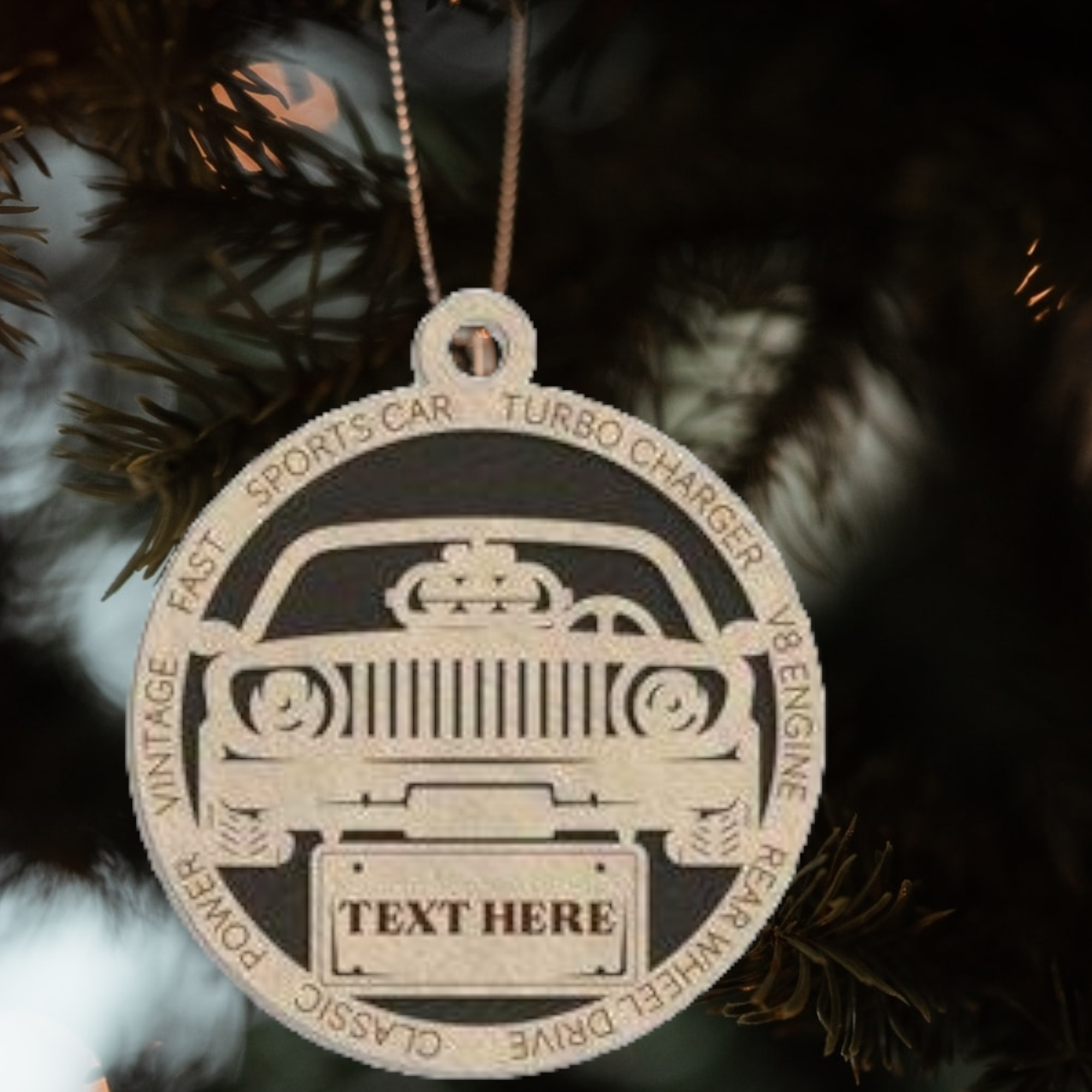 Muscle Car Christmas Ornament