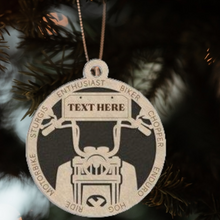 Load image into Gallery viewer, Motorcycle Christmas Ornament
