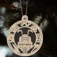 Load image into Gallery viewer, Motorcycle Christmas Ornament
