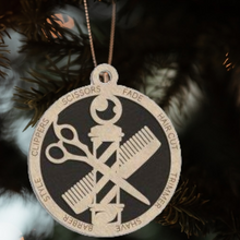 Load image into Gallery viewer, Barber Christmas Ornament

