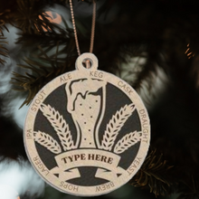 Load image into Gallery viewer, Beer Christmas Ornament
