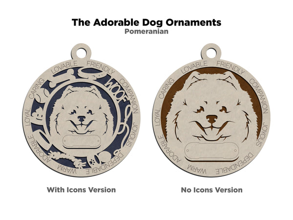 Adorable Dog Christmas Ornament (50 breeds to choose from!)