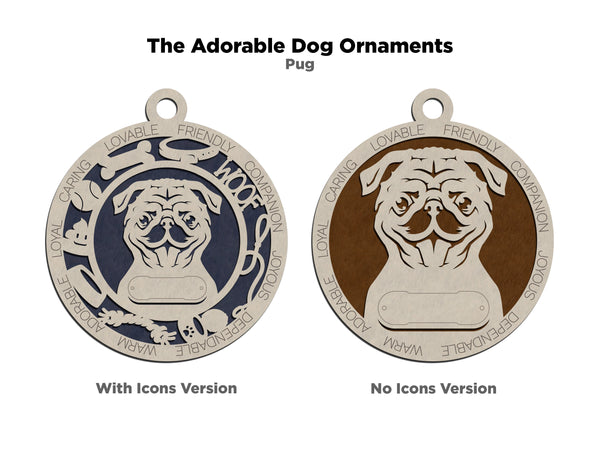 Adorable Dog Christmas Ornament (50 breeds to choose from!)