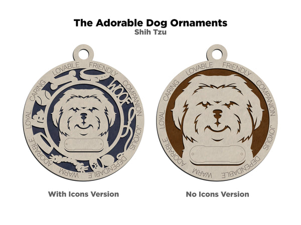 Adorable Dog Christmas Ornament (50 breeds to choose from!)