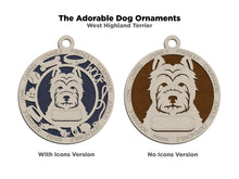 Load image into Gallery viewer, Adorable Dog Christmas Ornament (50 breeds to choose from!)
