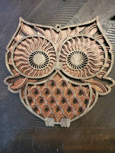 Load image into Gallery viewer, 4 layer owl mandela
