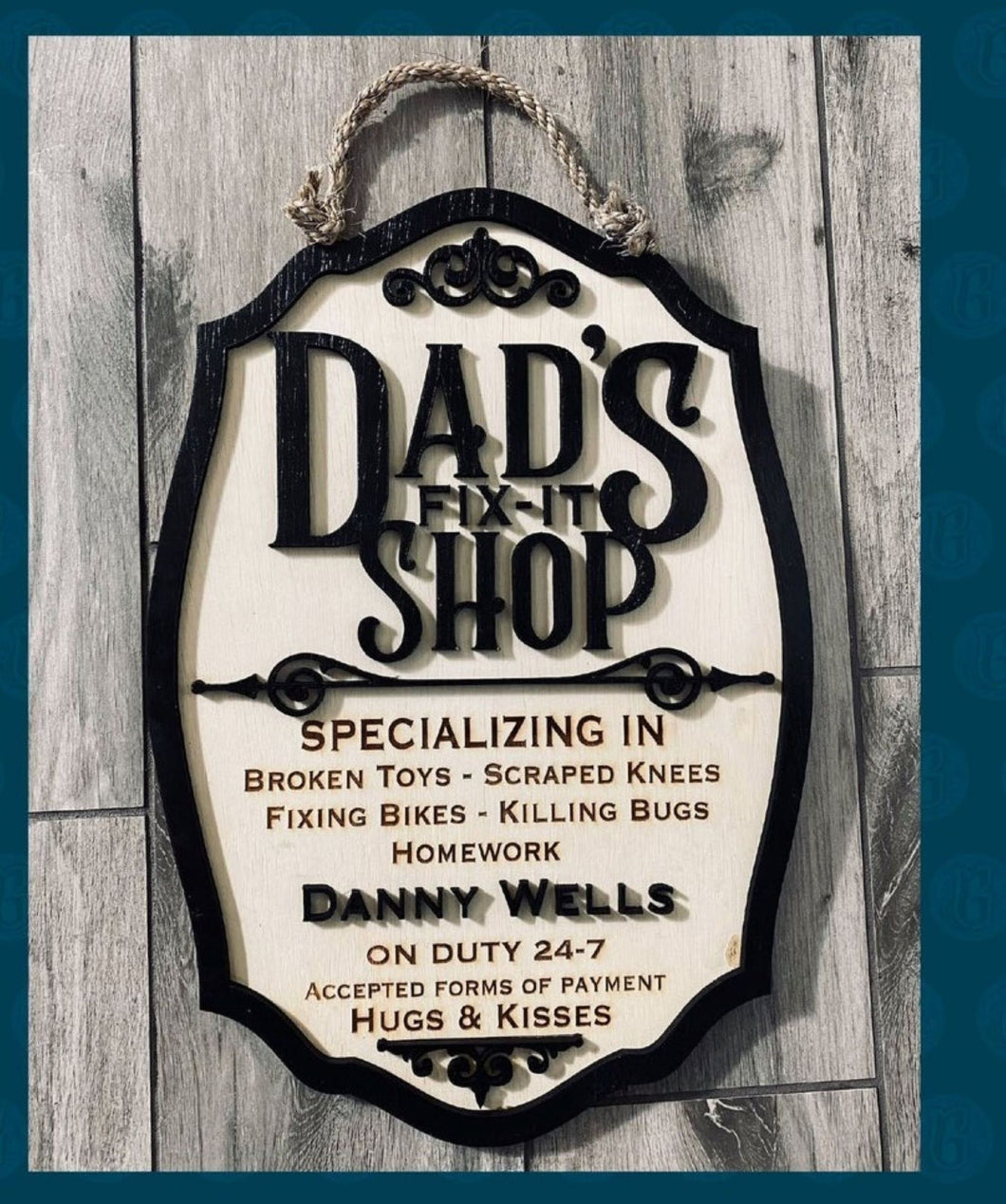 Personalized Garage Sign-Perfect for Fathers Day