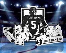 Load image into Gallery viewer, Personalized Sports player LED picture frame
