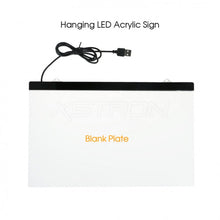 Load image into Gallery viewer, LED Edge Lit Sign Hanging Blank Acrylic Sign (2 pack)
