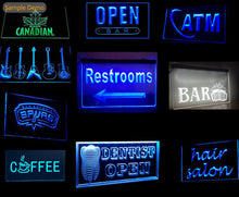 Load image into Gallery viewer, LED Edge Lit Sign Hanging Blank Acrylic Sign (2 pack)
