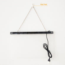 Load image into Gallery viewer, LED Edge Lit Sign Hanging Blank Acrylic Sign (2 pack)
