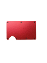Load image into Gallery viewer, Red Minimalist Aluminum Wallet
