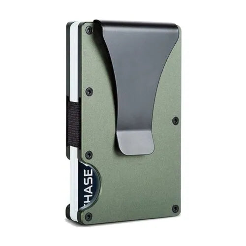 Army Green Minimalist Aluminum Wallet